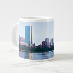 Caneca De Café Grande Baía de Boston de volta ao longo do rio Charles