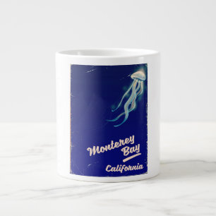 Caneca De Café Grande Baía de Monterey Califórnia Jelly viagem vintage