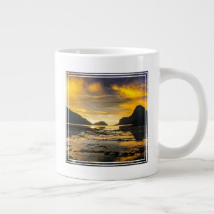 Caneca De Café Grande Baía do Pôr do Sol de El Nido