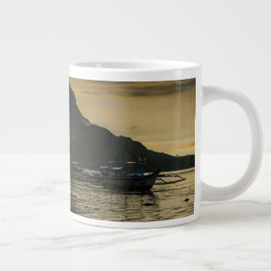 Caneca De Café Grande Balancim Ao Pôr do Sol