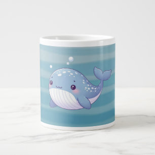 Caneca De Café Grande Baleia costeira/náutica