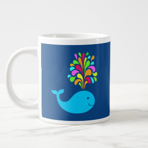 Caneca De Café Grande Baleia engraçada