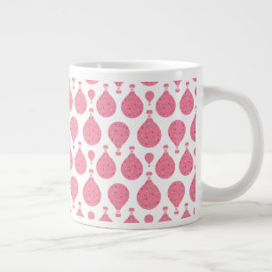 Caneca De Café Grande Balões de ar Quente Rosa