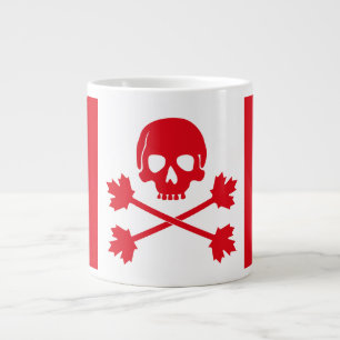 Caneca De Café Grande Bandeira Canadense Modificada Para Rad Techs