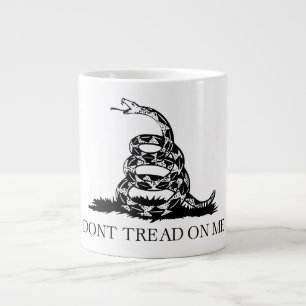 Caneca De Café Grande Bandeira da Cascavel de Gadsden: Guerra Revolucion