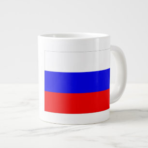 Caneca De Café Grande Bandeira da Rússia