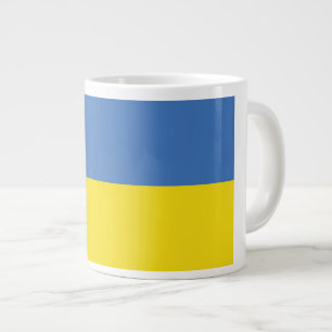 Caneca De Café Grande Bandeira da Ucrânia, Ucraniano Слава Україні Slava