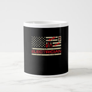 Caneca De Café Grande Bandeira Eletrônica Americana Patriótica Fars de