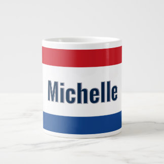 Caneca De Café Grande Bandeira holandesa Personalizada