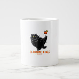 Caneca De Café Grande Bandeira Patriótica Rejeitando Reis Desde 1776