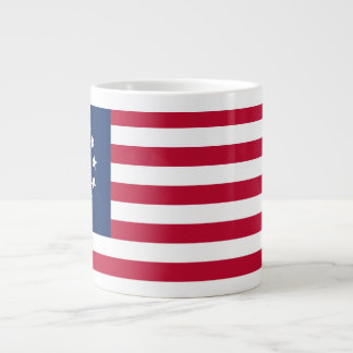 Caneca De Café Grande Bandeiras da Bandeira Betsy Ross do 250º Aniversár