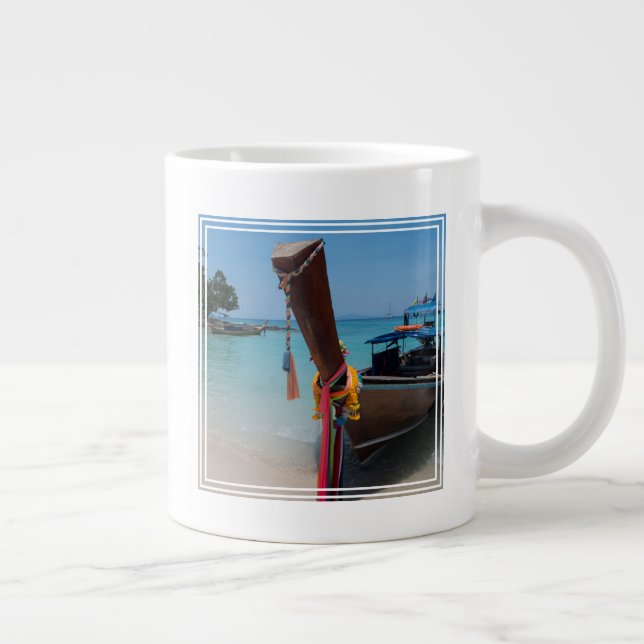 Caneca De Café Grande Barco tailandês tradicional (Direita)