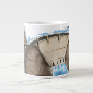 Caneca De Café Grande Barragem