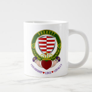 Caneca De Café Grande Barrett Irish Shield c/ Claddagh Giant Coffee Mug