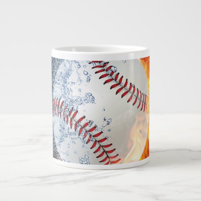 Caneca De Café Grande Baseball (Frente)