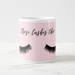 Caneca De Café Grande Bate-papo Lash - Aquelas Lashes