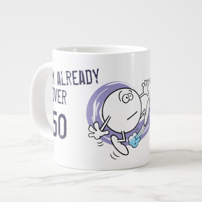 Caneca De Café Grande Bater no Balde (Frente Esquerda)