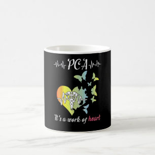 Caneca De Café Grande Batida Cardíaca Pca É Um Trabalho De Coraçã