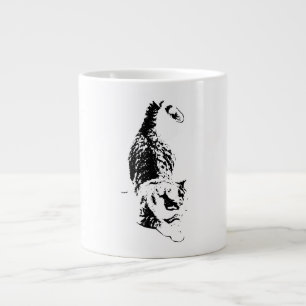 Caneca De Café Grande Batidos de voga, Noite de outono