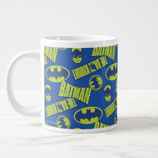 Caneca De Café Grande Batman Elétrico - O Padrão Cavaleiro Escuro (Esquerda)