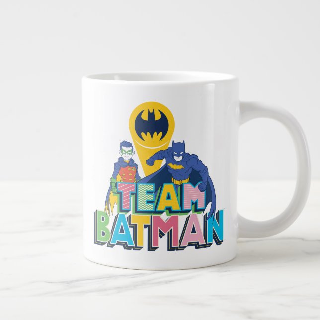 Caneca De Café Grande Batman | Equipe Batman (Direita)