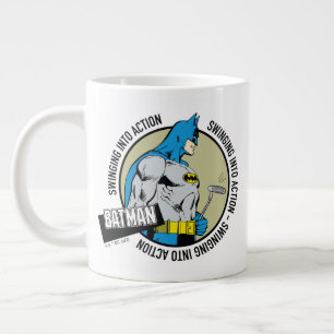 Caneca De Café Grande Batman Golfing - Passando à Ação
