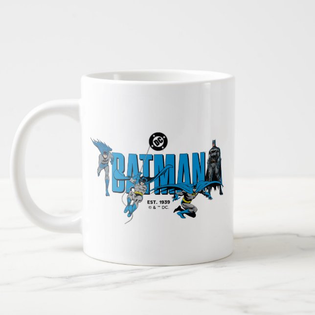 Caneca De Café Grande Batman Legends Forever Graphic (Esquerda)