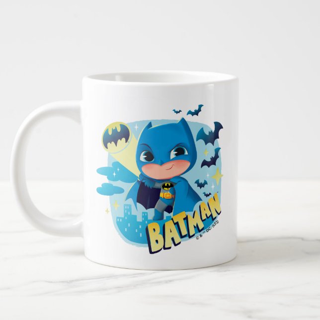 Caneca De Café Grande Batman Mais Bonito Que O Mais Bonito (Esquerda)