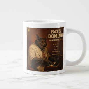 Caneca De Café Grande Bats Domino Álbum: uma Paródia