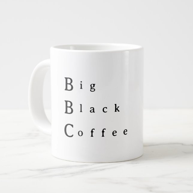 Caneca De Café Grande BBC Big Black Coffee Mug (Frente Esquerda)