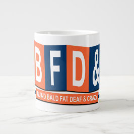 Caneca De Café Grande "BBFDnC" 20oz