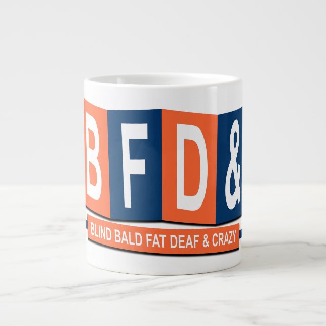 Caneca De Café Grande "BBFDnC" 20oz (Frente)