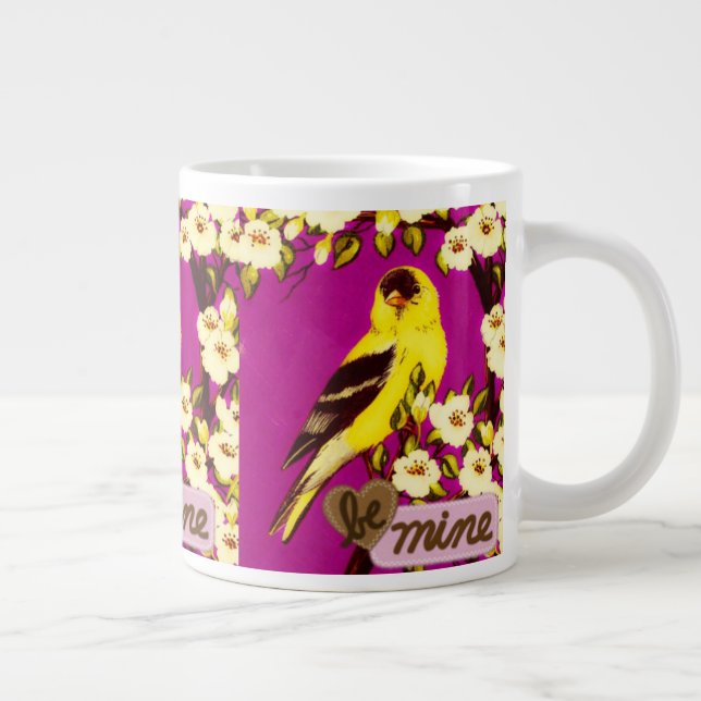 Caneca De Café Grande Be Mine Goldfinch (Direita)