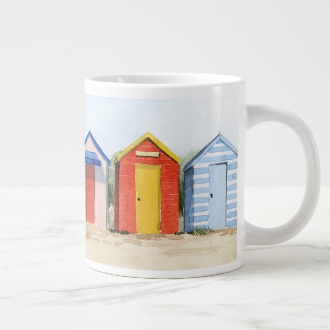 Caneca De Café Grande Beach Huts I (Direita)