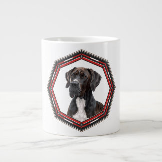 Caneca De Café Grande Beautiful Great Dane In A Frame