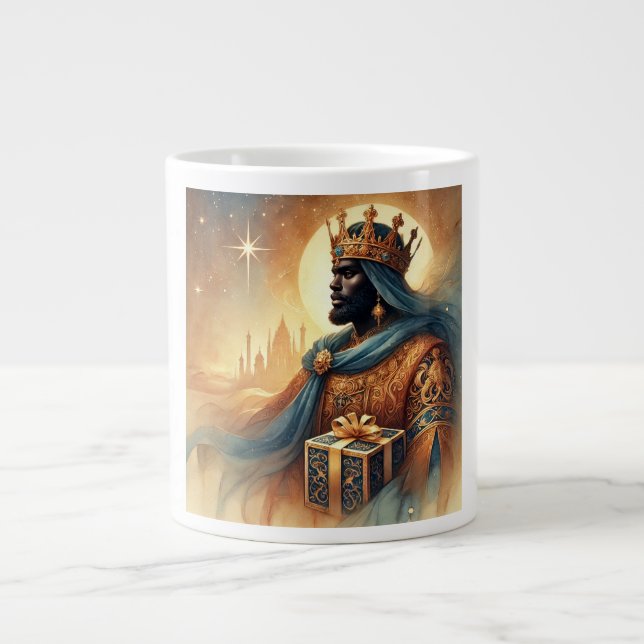 Caneca De Café Grande Beautiful Three Kings Portrait Mug (Frente)