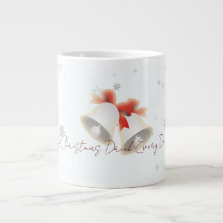 Caneca De Café Grande Beba cada gota de Natal