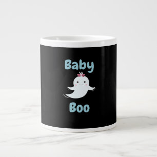 Caneca De Café Grande Bebê Boo Cute Halloween Crianças Ou Casais Present