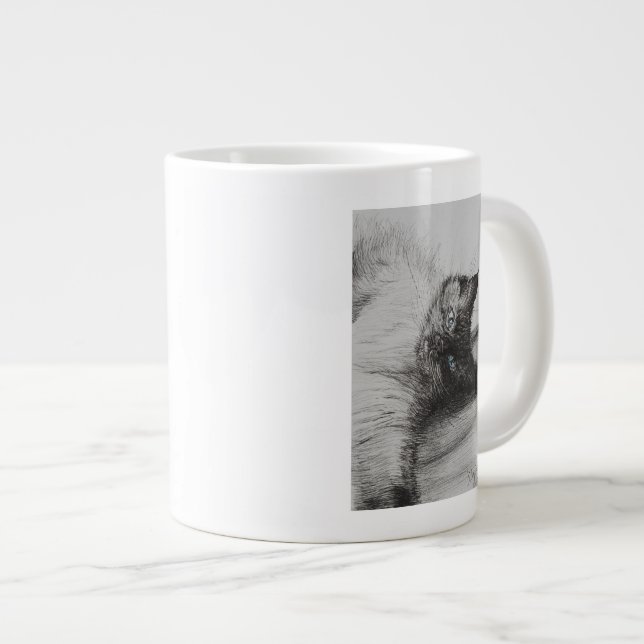 Caneca De Café Grande Bebê Cheeky (Frente Esquerda)