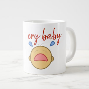 Caneca De Café Grande bebê chorão - Jumbo Mug
