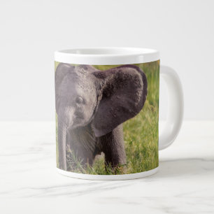 Caneca De Café Grande Bebês Mais Pobres Baby Elephant Kenya Africa