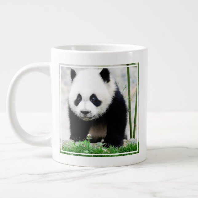 Caneca De Café Grande Bebês Mais Pobres | Bebê-Panda (Esquerda)