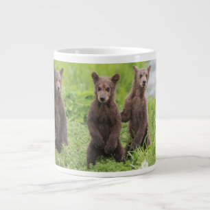 Caneca De Café Grande Bebês Mais Pobres Camchatka Brown Bear Cubs