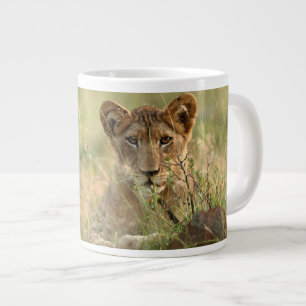 Caneca De Café Grande Bebês Mais Pobres Cubo-Leão-Bebê
