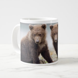 Caneca De Café Grande Bebês Mais Pobres Duas Cubas De Urso