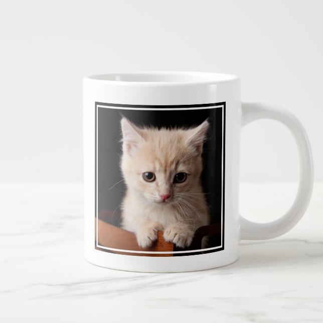 Caneca De Café Grande Bebês Mais Pobres | Ginger Kitten (Direita)