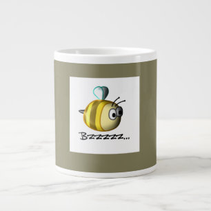 Caneca De Café Grande Bee Buzzing Jumbo Mug