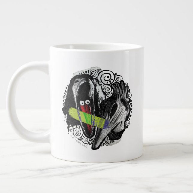 Caneca De Café Grande Beetlesumo | Adam & Barbara Scary (Esquerda)