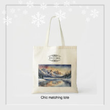 Beleza Tranquila, Banff no Inverno – Caneca Grande