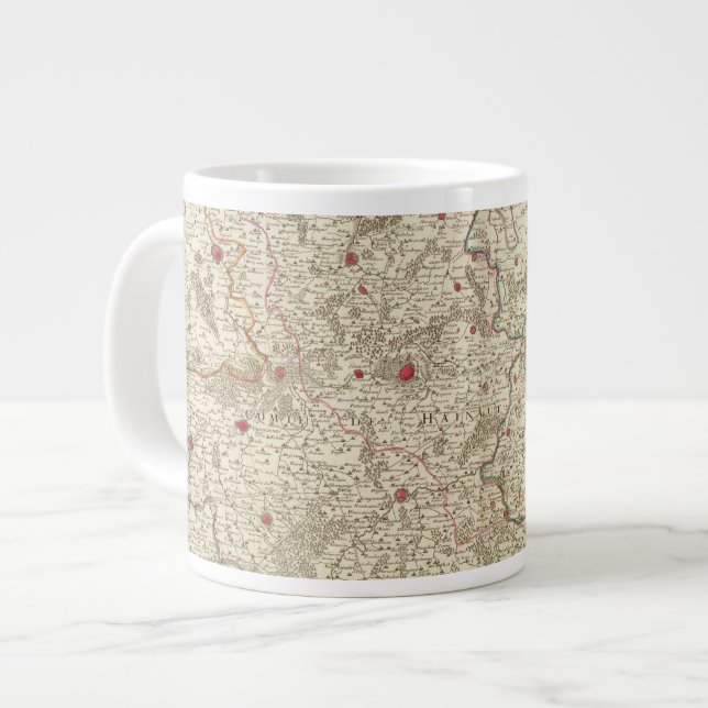 Caneca De Café Grande Bélgica e Europa (Frente Esquerda)
